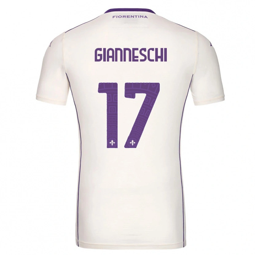 Danxen Dámské Noah Gianneschi #17 Bílá Fialová Červená Daleko Hráčské Dresy 2025/26 Dres