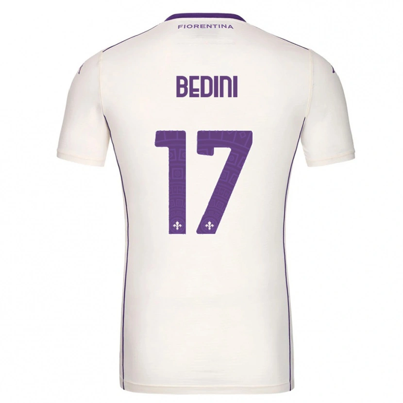 Danxen Dámské Benedetta Bedini #17 Bílá Fialová Červená Daleko Hráčské Dresy 2025/26 Dres
