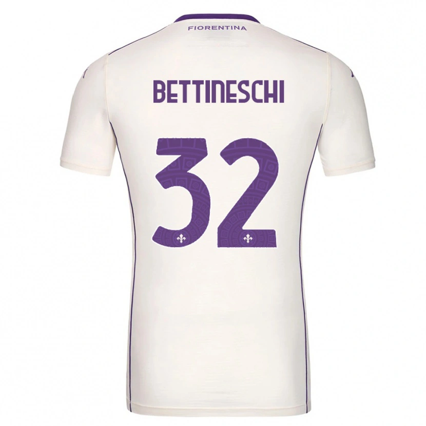 Danxen Dámské Giorgia Bettineschi #32 Bílá Fialová Červená Daleko Hráčské Dresy 2025/26 Dres
