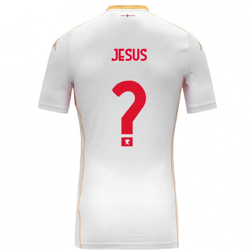Danxen Dámské Elton Jesus #0 Bílá Červená Daleko Hráčské Dresy 2025/26 Dres