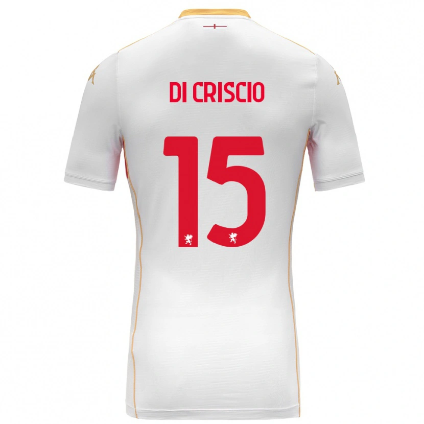 Danxen Dámské Federica Di Criscio #15 Bílá Červená Daleko Hráčské Dresy 2025/26 Dres
