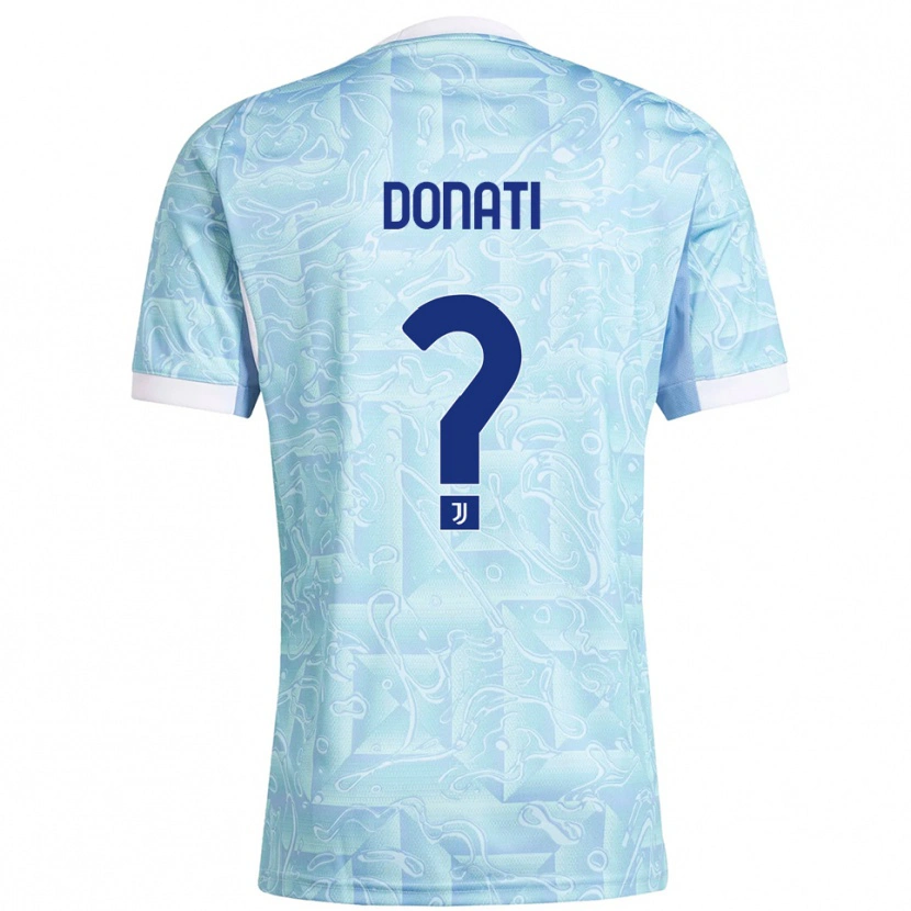 Danxen Dámské Andrea Donati #0 Nebesky Modrá Žlutá Daleko Hráčské Dresy 2025/26 Dres