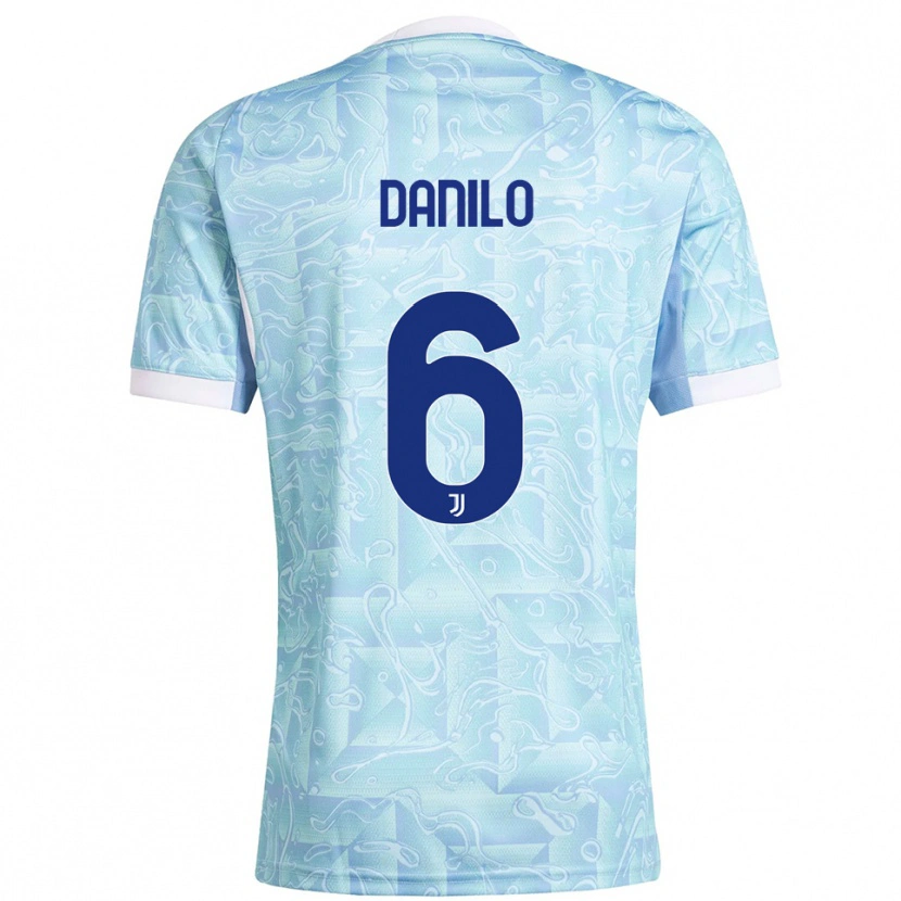 Danxen Dámské Danilo #6 Nebesky Modrá Žlutá Daleko Hráčské Dresy 2025/26 Dres