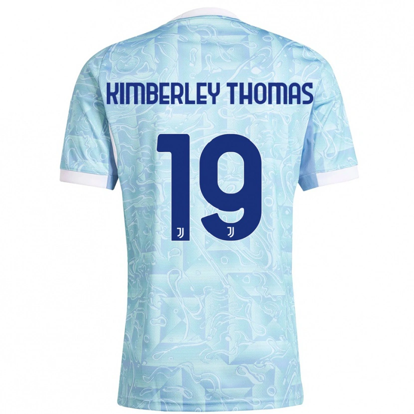 Danxen Dámské Lindsey Kimberley Thomas #19 Nebesky Modrá Žlutá Daleko Hráčské Dresy 2025/26 Dres