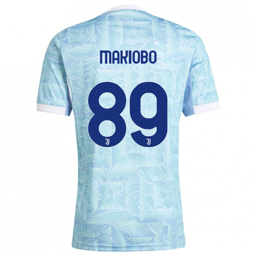 Danxen Dámské Grady Makiobo #89 Nebesky Modrá Žlutá Daleko Hráčské Dresy 2025/26 Dres