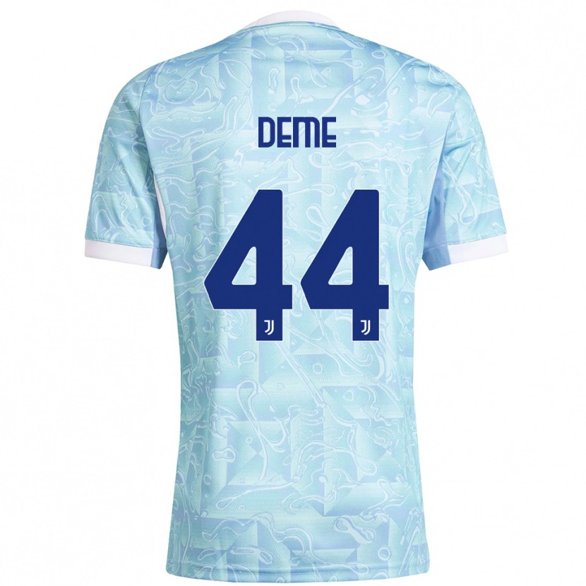 Danxen Dámské Serigne Deme #44 Nebesky Modrá Žlutá Daleko Hráčské Dresy 2025/26 Dres