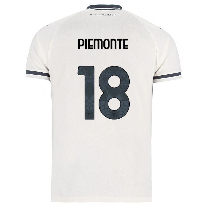 Danxen Dámské Martina Piemonte #18 Bílá Námořnická Modř Daleko Hráčské Dresy 2025/26 Dres