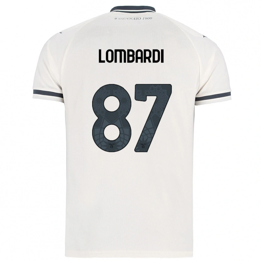 Danxen Dámské Cristiano Lombardi #87 Bílá Námořnická Modř Daleko Hráčské Dresy 2025/26 Dres