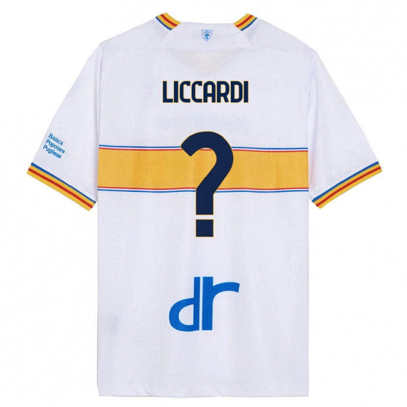 Danxen Dámské Thomas Liccardi #0 Bílá Žlutá Daleko Hráčské Dresy 2025/26 Dres