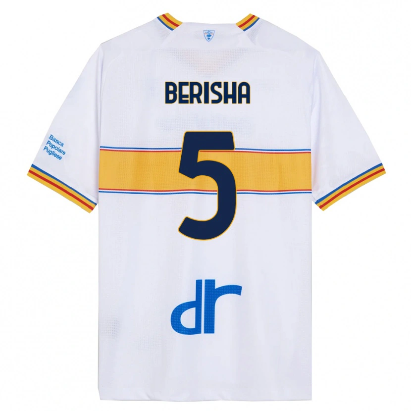 Danxen Dámské Medon Berisha #5 Bílá Žlutá Daleko Hráčské Dresy 2025/26 Dres