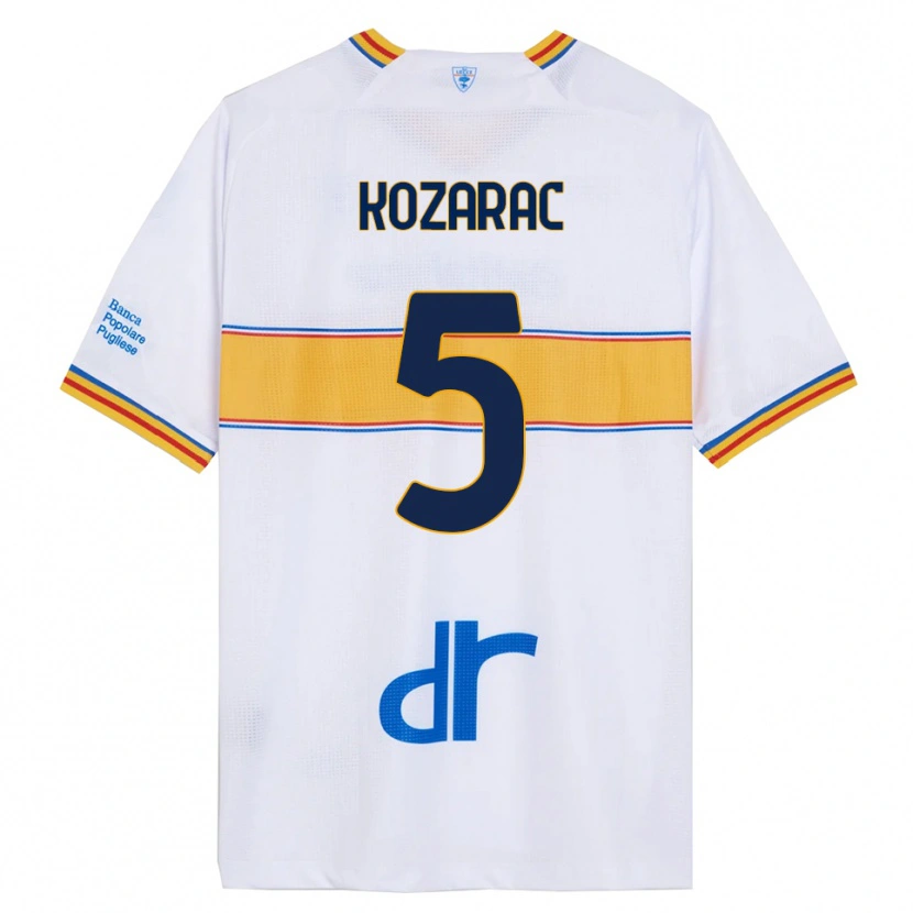 Danxen Dámské Haris Kozarac #5 Bílá Žlutá Daleko Hráčské Dresy 2025/26 Dres
