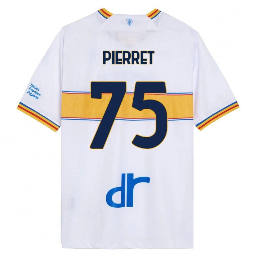Danxen Dámské Balthazar Pierret #75 Bílá Žlutá Daleko Hráčské Dresy 2025/26 Dres