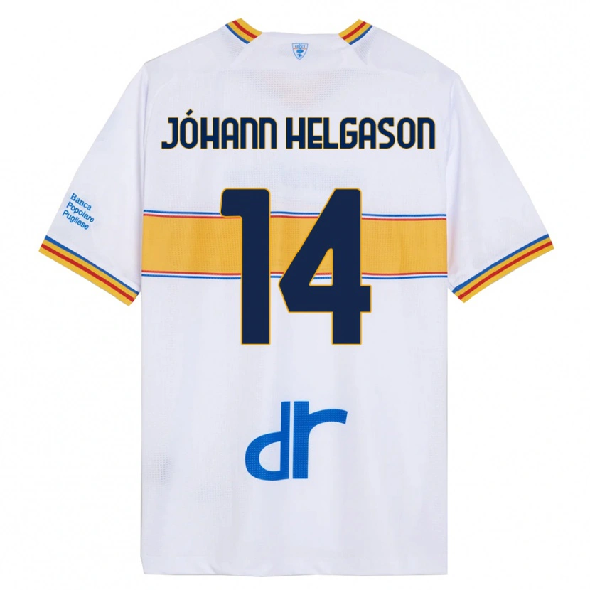 Danxen Dámské Thórir Jóhann Helgason #14 Bílá Žlutá Daleko Hráčské Dresy 2025/26 Dres
