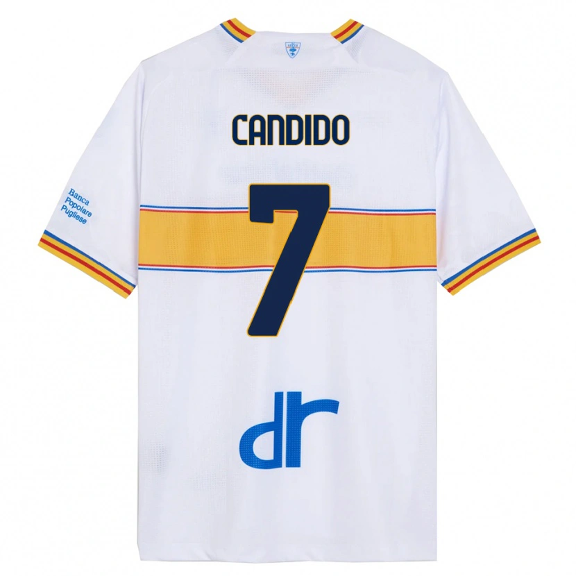 Danxen Dámské Filippo Candido #7 Bílá Žlutá Daleko Hráčské Dresy 2025/26 Dres