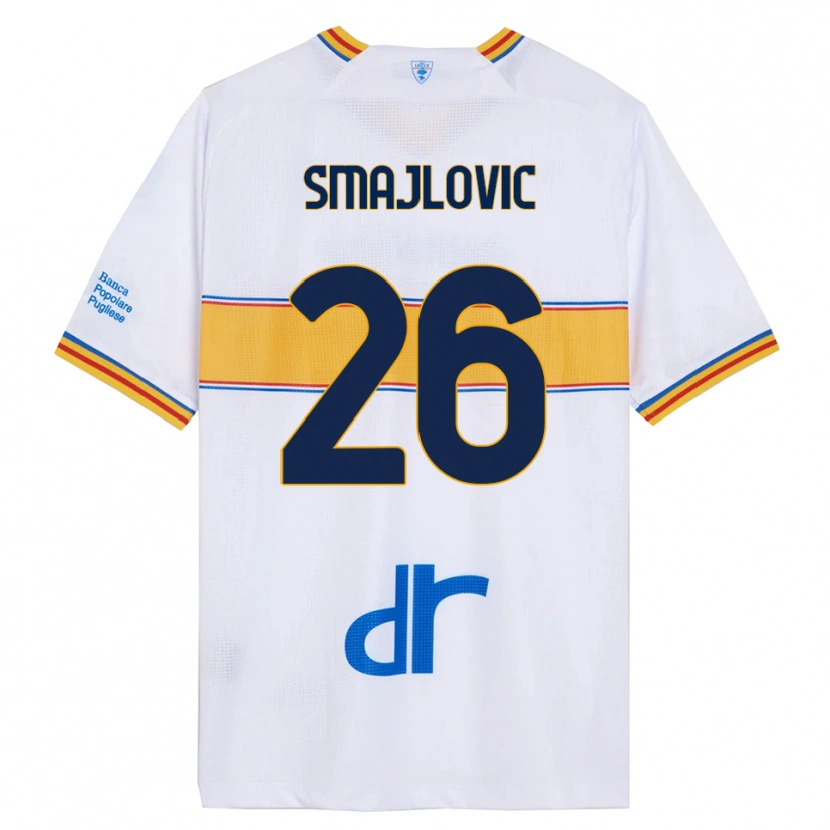 Danxen Dámské Zinedin Smajlovic #26 Bílá Žlutá Daleko Hráčské Dresy 2025/26 Dres