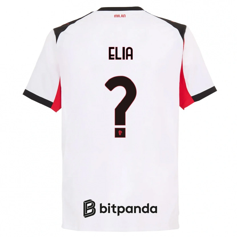Danxen Dámské Emanuele Elia #0 Bílá Černá Daleko Hráčské Dresy 2025/26 Dres