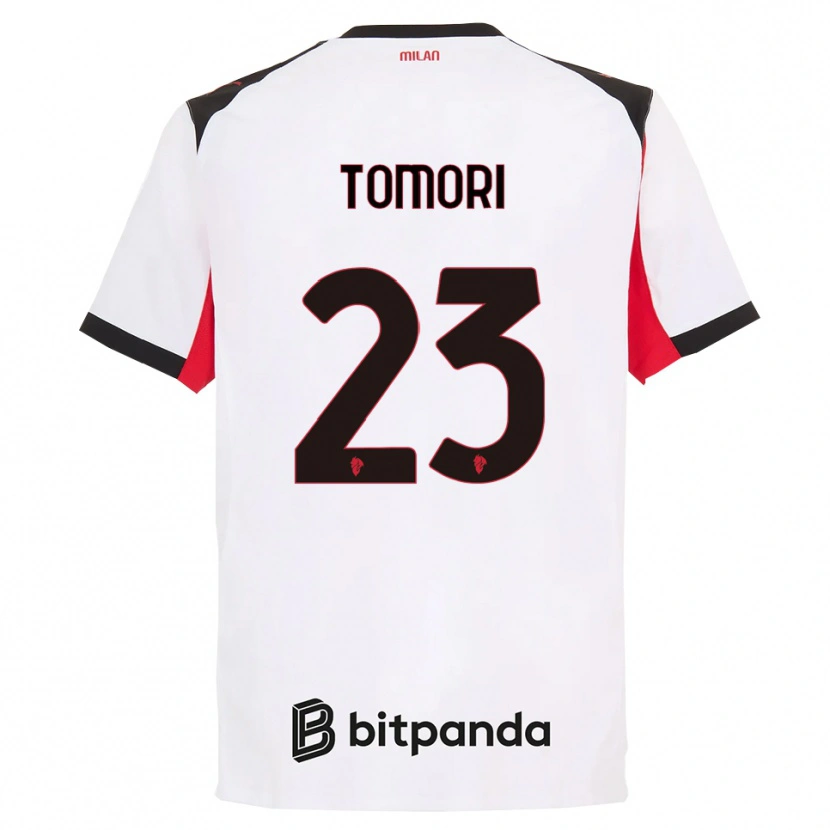 Danxen Dámské Fikayo Tomori #23 Bílá Černá Daleko Hráčské Dresy 2025/26 Dres