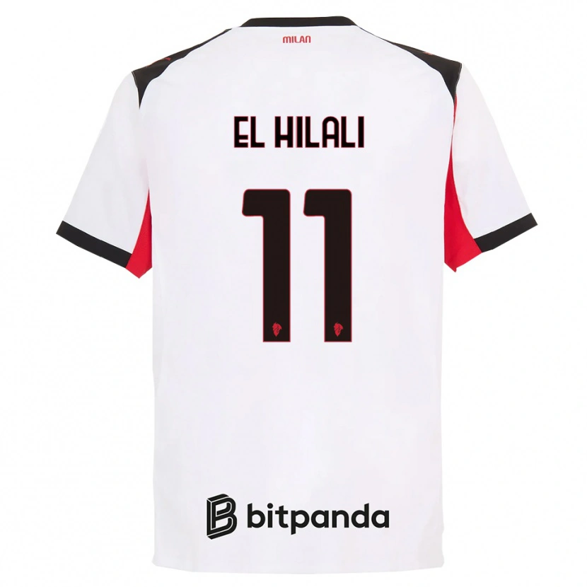 Danxen Dámské Youns El Hilali #11 Bílá Černá Daleko Hráčské Dresy 2025/26 Dres