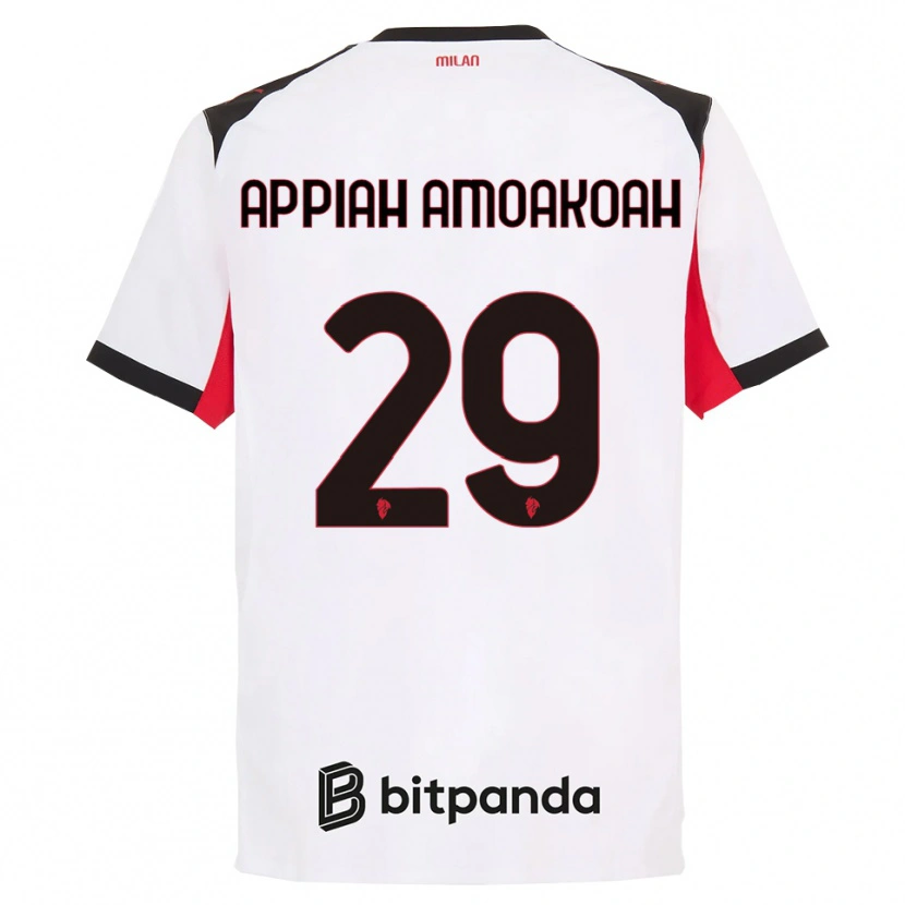Danxen Dámské Karen Appiah Amoakoah #29 Bílá Černá Daleko Hráčské Dresy 2025/26 Dres