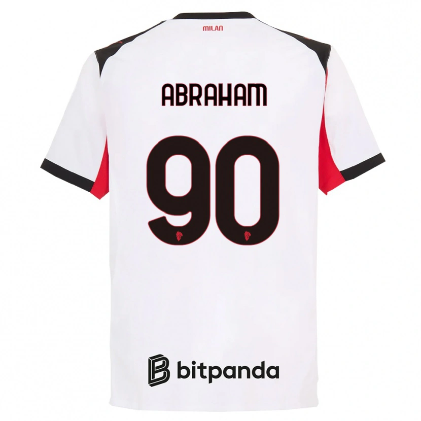 Danxen Dámské Tammy Abraham #90 Bílá Černá Daleko Hráčské Dresy 2025/26 Dres
