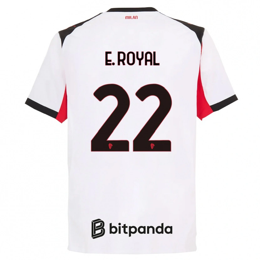 Danxen Dámské Emerson Royal #22 Bílá Černá Daleko Hráčské Dresy 2025/26 Dres