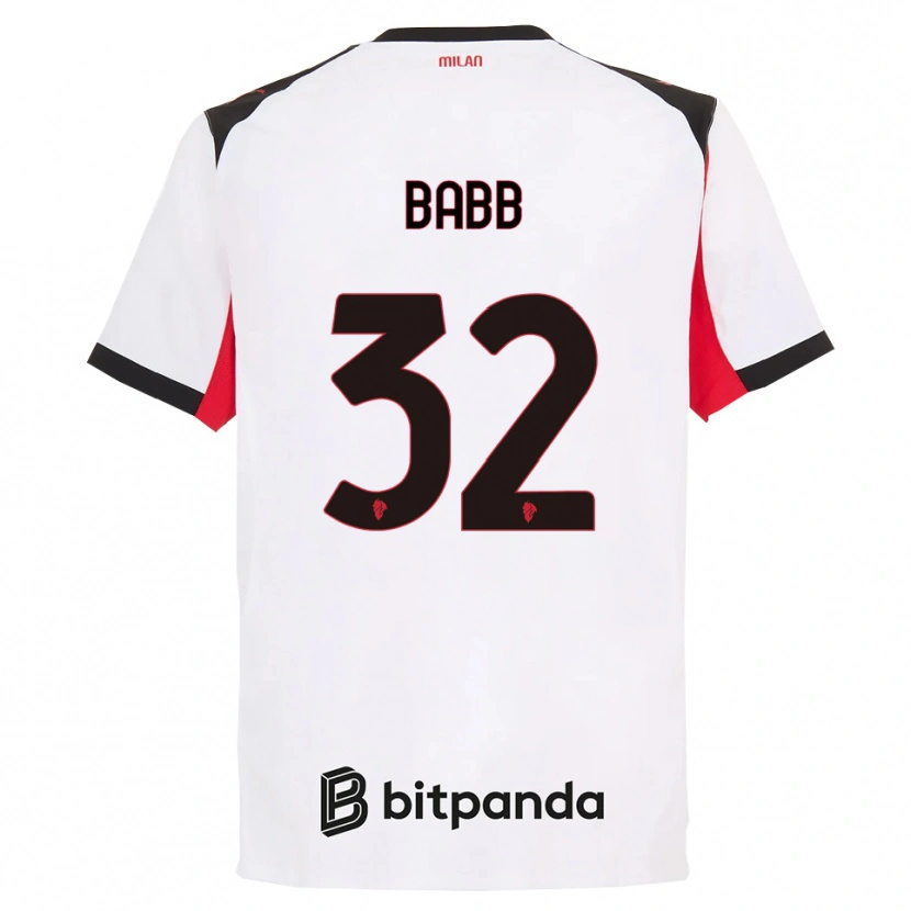 Danxen Dámské Selena Delia Babb #32 Bílá Černá Daleko Hráčské Dresy 2025/26 Dres
