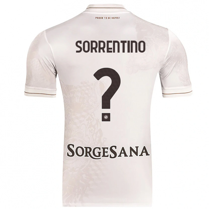 Danxen Dámské Andrea Sorrentino #0 Šampaňská Hnědá Daleko Hráčské Dresy 2025/26 Dres