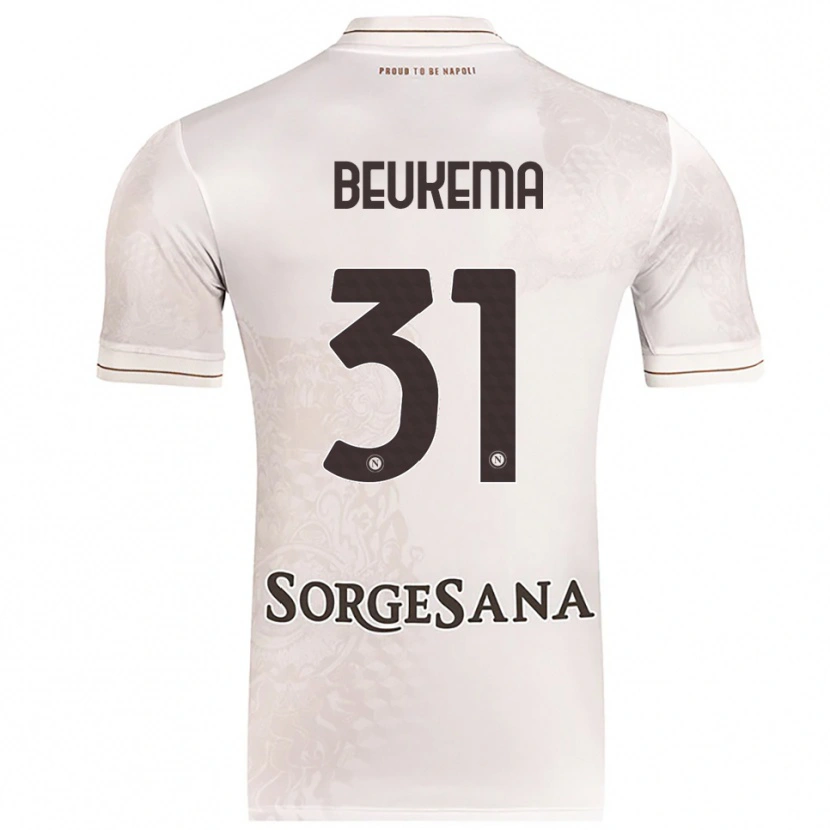 Danxen Dámské Sam Beukema #31 Šampaňská Hnědá Daleko Hráčské Dresy 2025/26 Dres