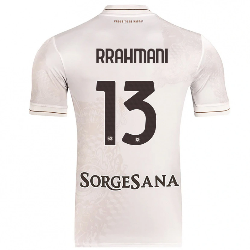 Danxen Dámské Amir Rrahmani #13 Šampaňská Hnědá Daleko Hráčské Dresy 2025/26 Dres