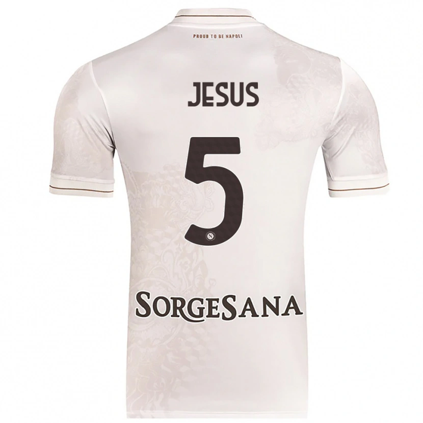 Danxen Dámské Juan Jesus #5 Šampaňská Hnědá Daleko Hráčské Dresy 2025/26 Dres