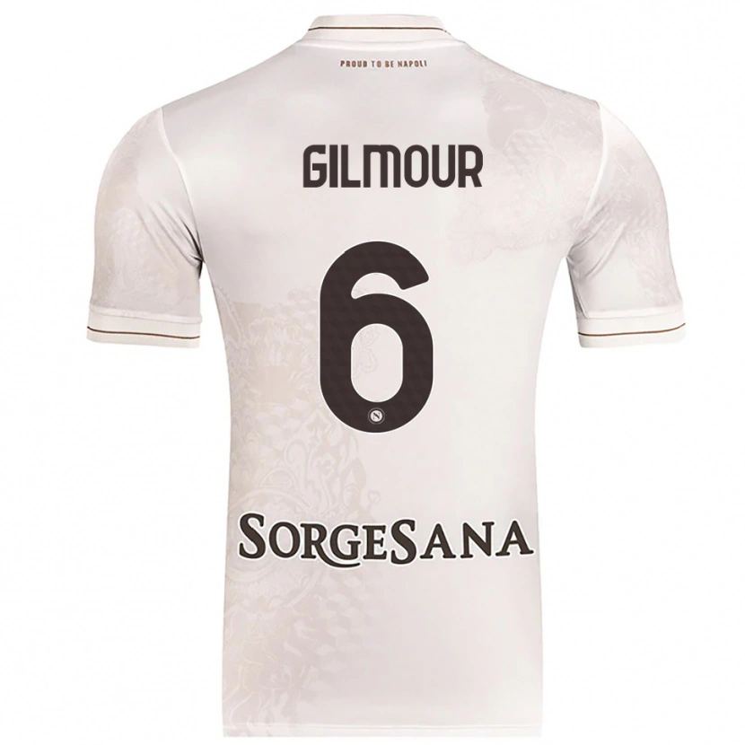Danxen Dámské Billy Gilmour #6 Šampaňská Hnědá Daleko Hráčské Dresy 2025/26 Dres