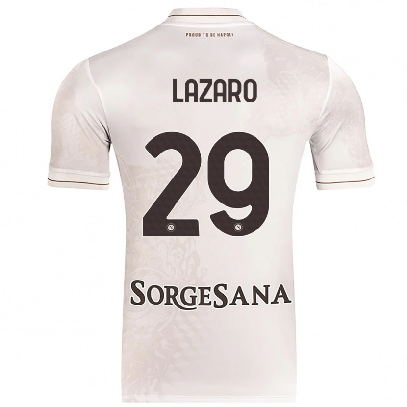 Danxen Dámské Paloma Lázaro #29 Šampaňská Hnědá Daleko Hráčské Dresy 2025/26 Dres