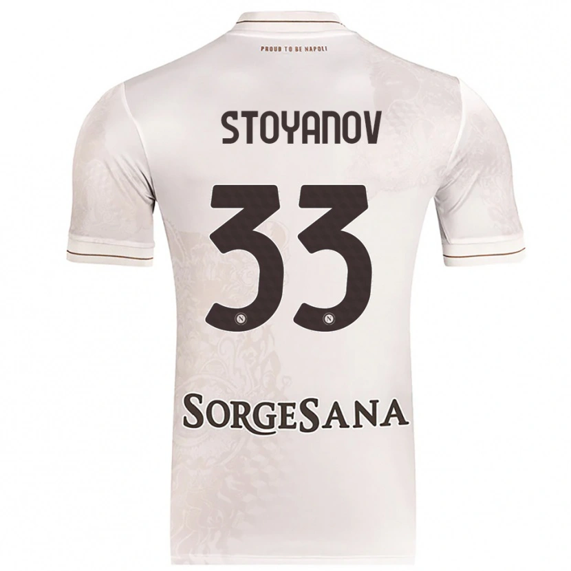 Danxen Dámské Steliyan Stoyanov #33 Šampaňská Hnědá Daleko Hráčské Dresy 2025/26 Dres