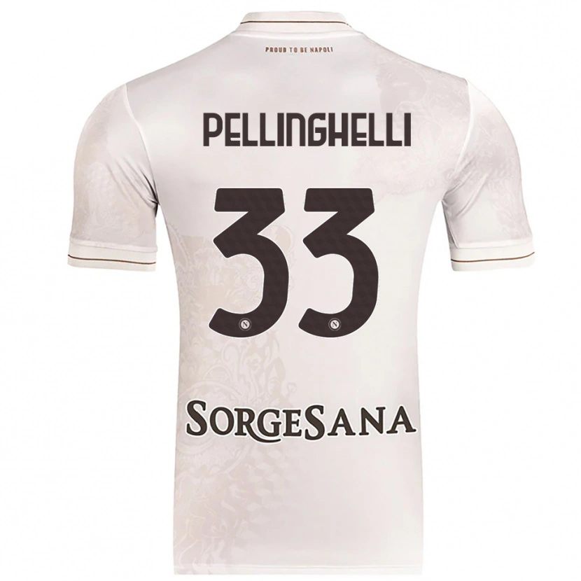 Danxen Dámské Alice Pellinghelli #33 Šampaňská Hnědá Daleko Hráčské Dresy 2025/26 Dres