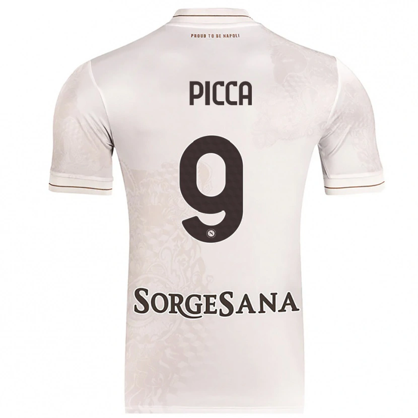 Danxen Dámské Luigi Picca #9 Šampaňská Hnědá Daleko Hráčské Dresy 2025/26 Dres