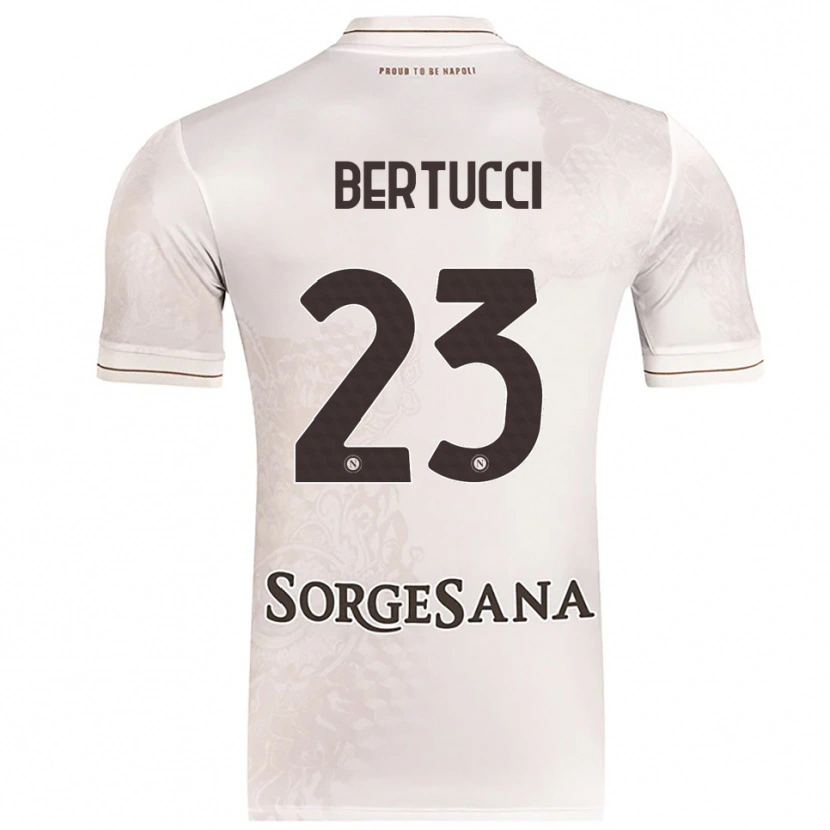 Danxen Dámské Sofia Bertucci #23 Šampaňská Hnědá Daleko Hráčské Dresy 2025/26 Dres