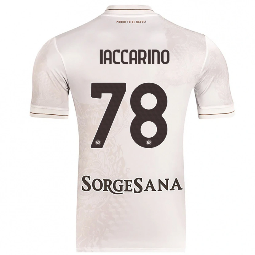 Danxen Dámské Gennaro Iaccarino #78 Šampaňská Hnědá Daleko Hráčské Dresy 2025/26 Dres