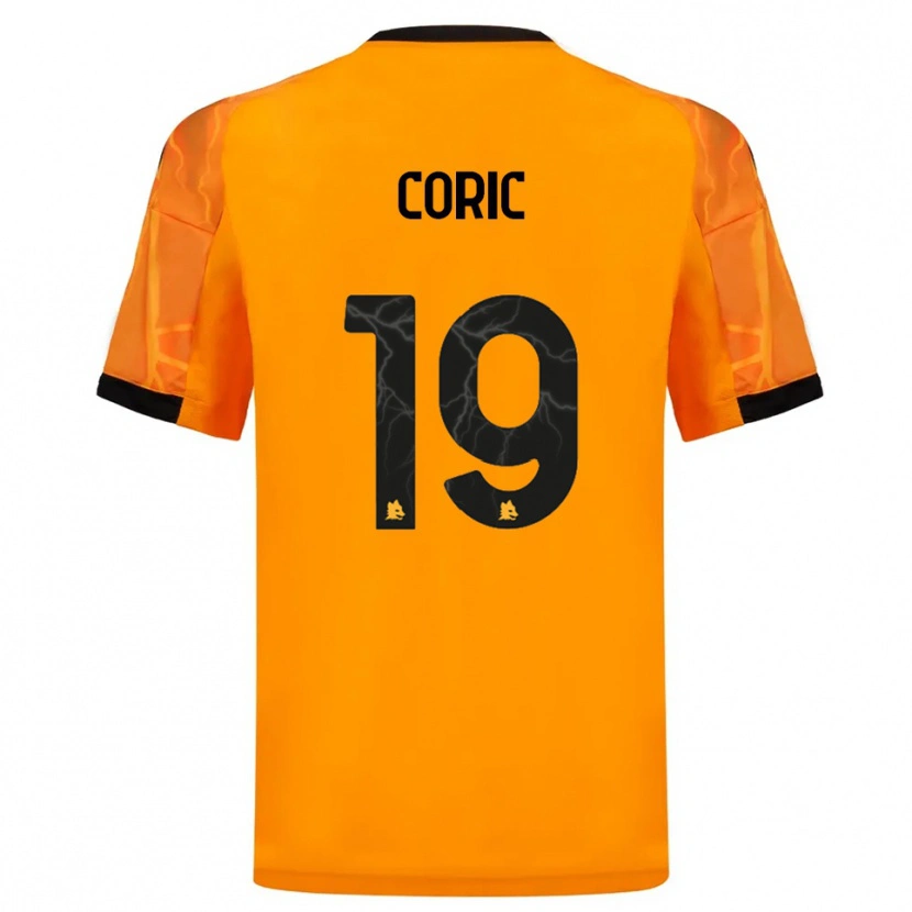 Danxen Dámské Ante Coric #19 Oranžová Černá Daleko Hráčské Dresy 2025/26 Dres