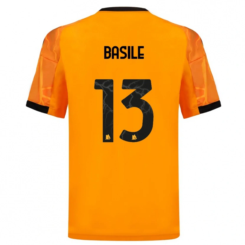 Danxen Dámské Filippo Basile #13 Oranžová Černá Daleko Hráčské Dresy 2025/26 Dres