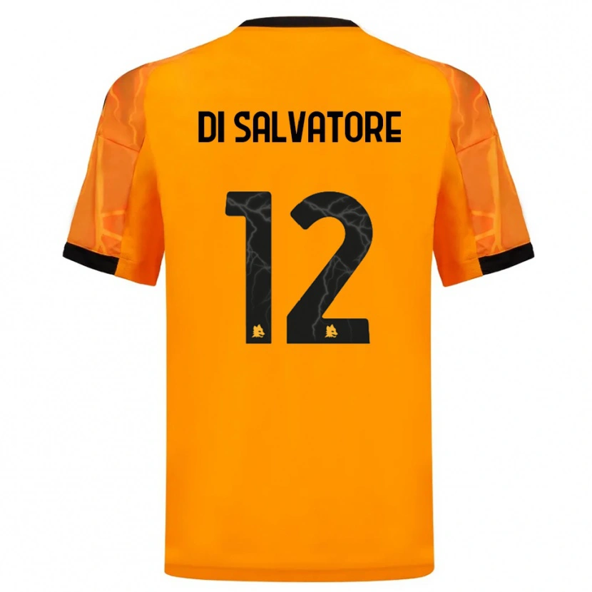 Danxen Dámské Diego Di Salvatore #12 Oranžová Černá Daleko Hráčské Dresy 2025/26 Dres