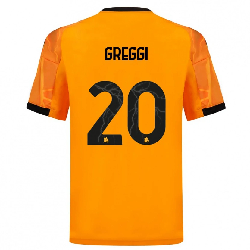 Danxen Dámské Giada Greggi #20 Oranžová Černá Daleko Hráčské Dresy 2025/26 Dres