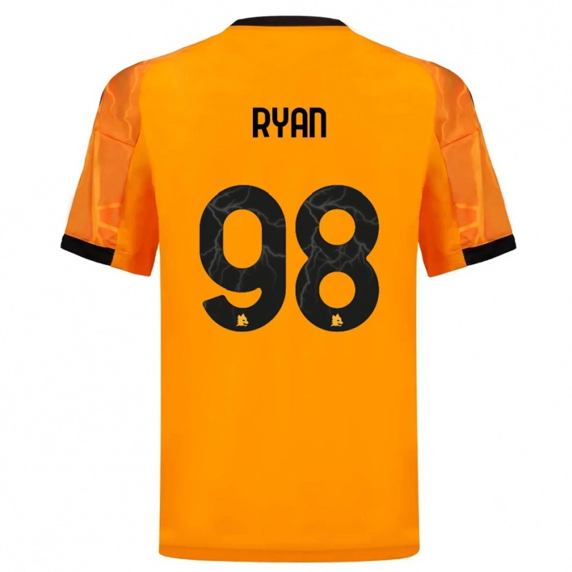 Danxen Dámské Mathew Ryan #98 Oranžová Černá Daleko Hráčské Dresy 2025/26 Dres