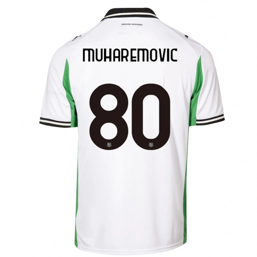 Danxen Dámské Tarik Muharemović #80 Bílá Zelená Černá Daleko Hráčské Dresy 2025/26 Dres