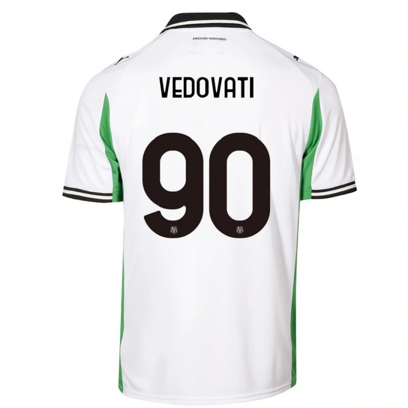Danxen Dámské Gabriele Vedovati #90 Bílá Zelená Černá Daleko Hráčské Dresy 2025/26 Dres