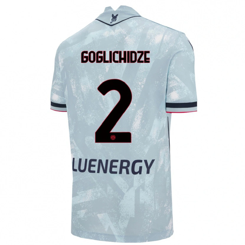 Danxen Dámské Saba Goglichidze #2 Světle Modrá Černá Daleko Hráčské Dresy 2025/26 Dres