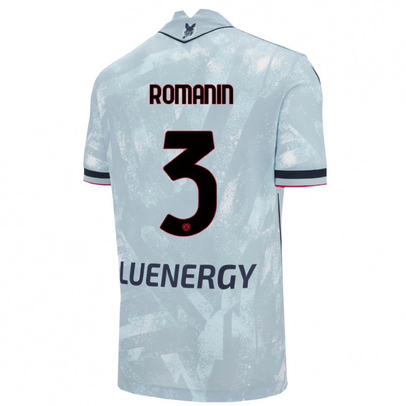 Danxen Dámské Mattia Romanin #3 Světle Modrá Černá Daleko Hráčské Dresy 2025/26 Dres