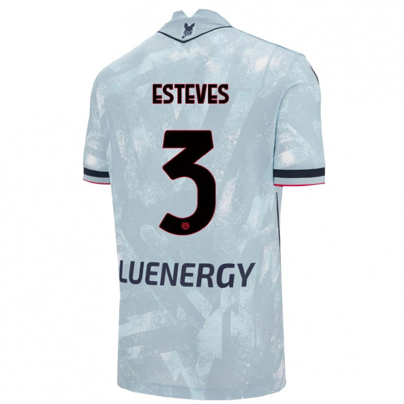 Danxen Dámské Goncalo Esteves #3 Světle Modrá Černá Daleko Hráčské Dresy 2025/26 Dres