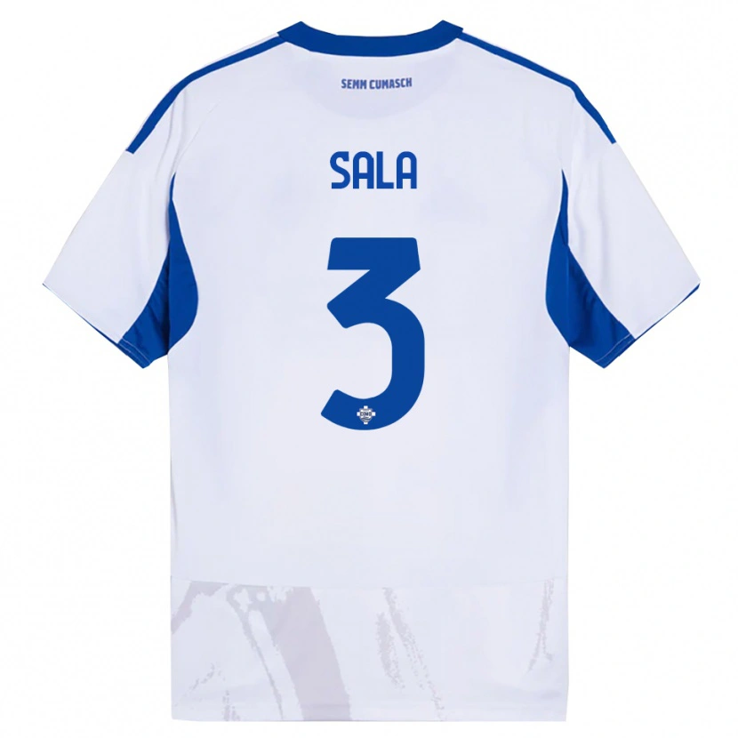 Danxen Dámské Marco Sala #3 Bílá Modrá Daleko Hráčské Dresy 2025/26 Dres