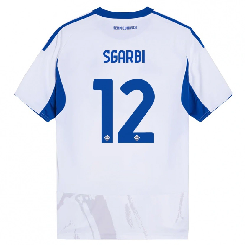 Danxen Dámské Dylan Sgarbi #12 Bílá Modrá Daleko Hráčské Dresy 2025/26 Dres