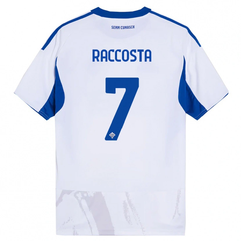 Danxen Dámské Jacopo Raccosta #7 Bílá Modrá Daleko Hráčské Dresy 2025/26 Dres